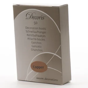 Decoris - Kerstbalhaakjes - Zilver - 10x5.5x2 cm
