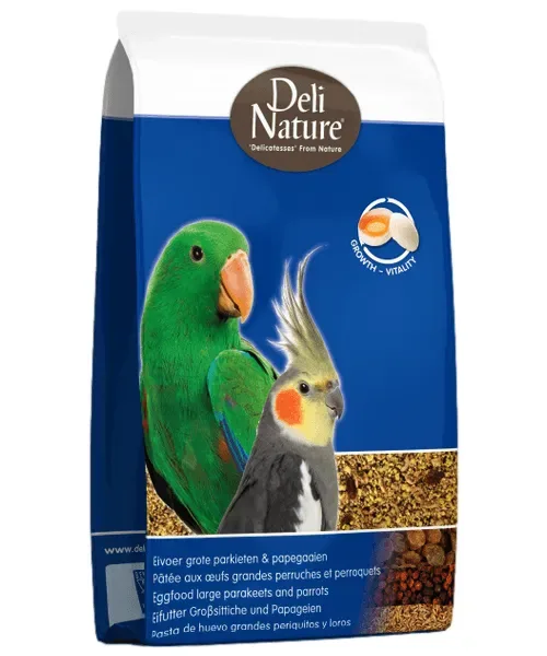 Deli Nature eivoer Vet Grote Parkiet & Papegaai
