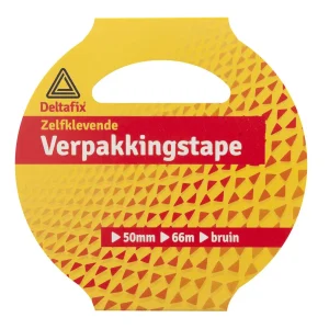 Deltafix Verpakkingstape 50mm 66m - Tape - 11x5x11 cm - Transparant - 66 cm