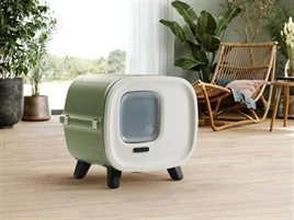 Design Kattenbak Mira Deluxe Botanical Groen