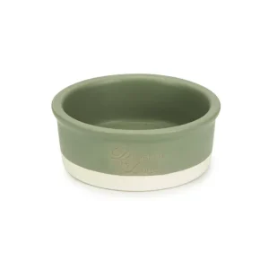 Designed by Lotte Keramiek Joa - Voer en drinkbak - Grijs - 16 cm