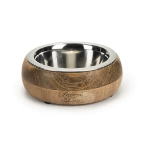 DESIGNED BY LOTTE Madira - Voer & Drinkbak - Bruin - 13.5 cm