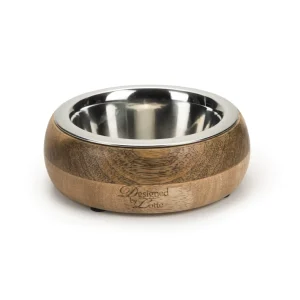 DESIGNED BY LOTTE Madira - Voer & Drinkbak - Bruin - 21 cm