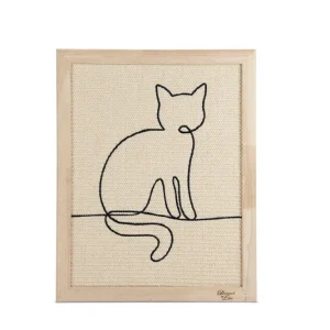 Designed by Lotte Poezels - Krabplank - Naturel - 72x70x2.8 cm