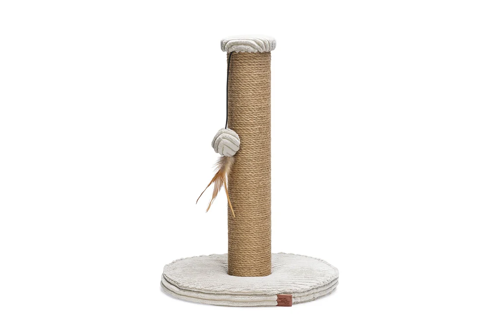 Designed by Lotte Ribbed - Krabpaal - Lichtgrijs - 51x35x35 cm