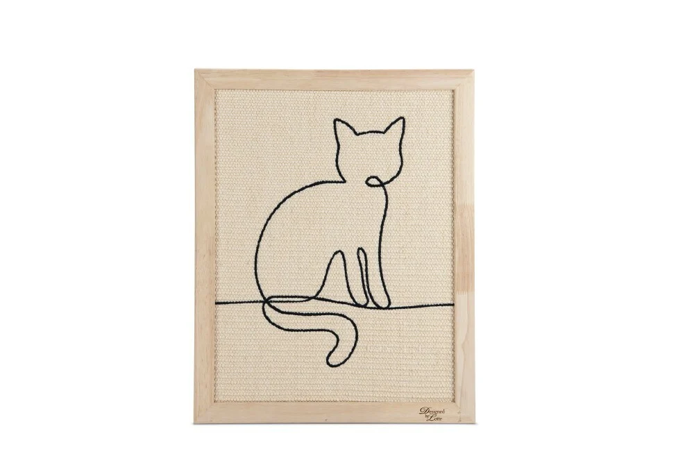 Designed by Lotte Sammy - Krabplank - Naturel - 52x50x2.7 cm