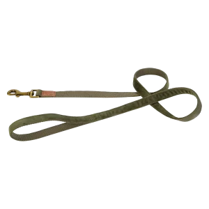 Designed by Lotte Velura Hondenriem Fluweel Groen