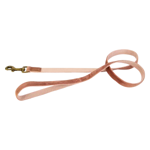 Designed by Lotte Velura Hondenriem Fluweel Roze