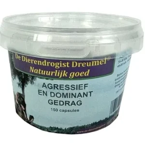 Dierendrogist Agressief Dominant Capsules 150 St - 158 mg
