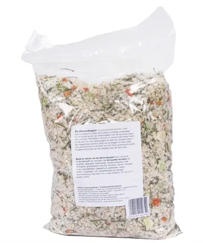 Dierendrogist Back to Nature Kruiden Groenten Rijst - 1 kg