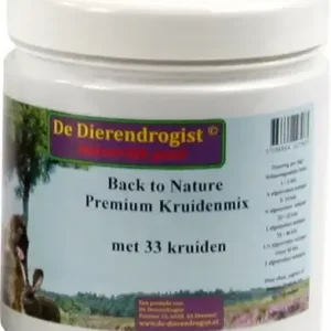 Dierendrogist Back To Nature Premium Kruidenmix Met 33 Kruiden 450 Gr