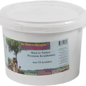 Dierendrogist Back To Nature Premium Kruidenmix Met 33 Kruiden 900 Gr
