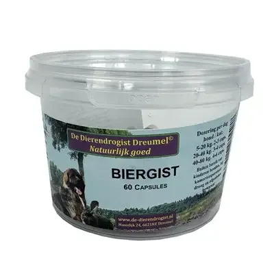 Dierendrogist Biergist Capsules 60 St
