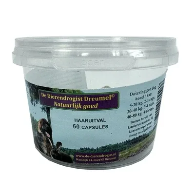 Dierendrogist bij Haaruitval Capsules - 20 kilo