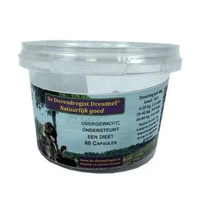 Dierendrogist bij Overgewicht Capsules - 20 kilo