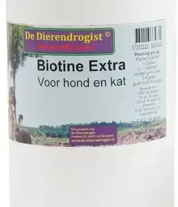 Dierendrogist Biotine Poeder+Kruiden Voor Hond En Kat 900 Gr