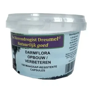Dierendrogist Darmflora Opbouw / Verbeterend Capsules 150 St