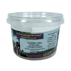 Dierendrogist Darmflora Opbouw Verbeterend Capsules - 20 kilo