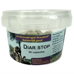 Dierendrogist Diar Stop Capsules 60 St - 500 mg