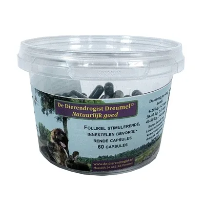 Dierendrogist Follikel Stimulerend Innestelend Bevorderende Capsules 60 St