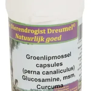 Dierendrogist Groenlipmossel Met Glucosamine / Msm / Curcuma 150 St