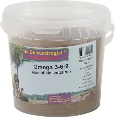 Dierendrogist Omega 3-6-9 Vetzuren 500 Gr