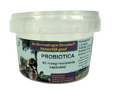 Dierendrogist Probiotica Capsules 60 St