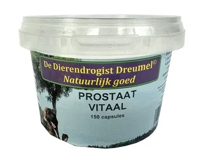 Dierendrogist Prostaat Vitaal Capsules 150 St - 300 mg