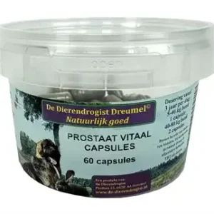 Dierendrogist Prostaat Vitaal Capsules 60 St