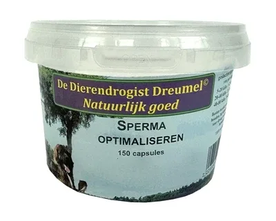 Dierendrogist Sperma Optimaliseren Capsules 150 St - 200 mg