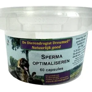 Dierendrogist Sperma Optimaliseren Capsules 60 St - 200 mg