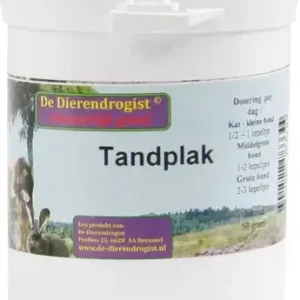 Dierendrogist Tandplak 50 Gr