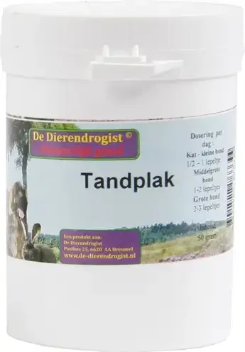 Dierendrogist Tandplak 50 Gr