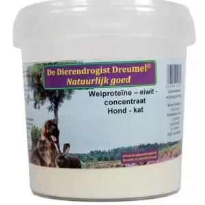 Dierendrogist Weiproteine Concentraat Hond / Kat 400 Gr