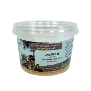 Dierendrogist Zalmolie Capsules 60 Stuks - 100 mg