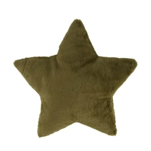 DNC Ster Kussen - Kerstdecoratie - grijs - 8x45x45 cm