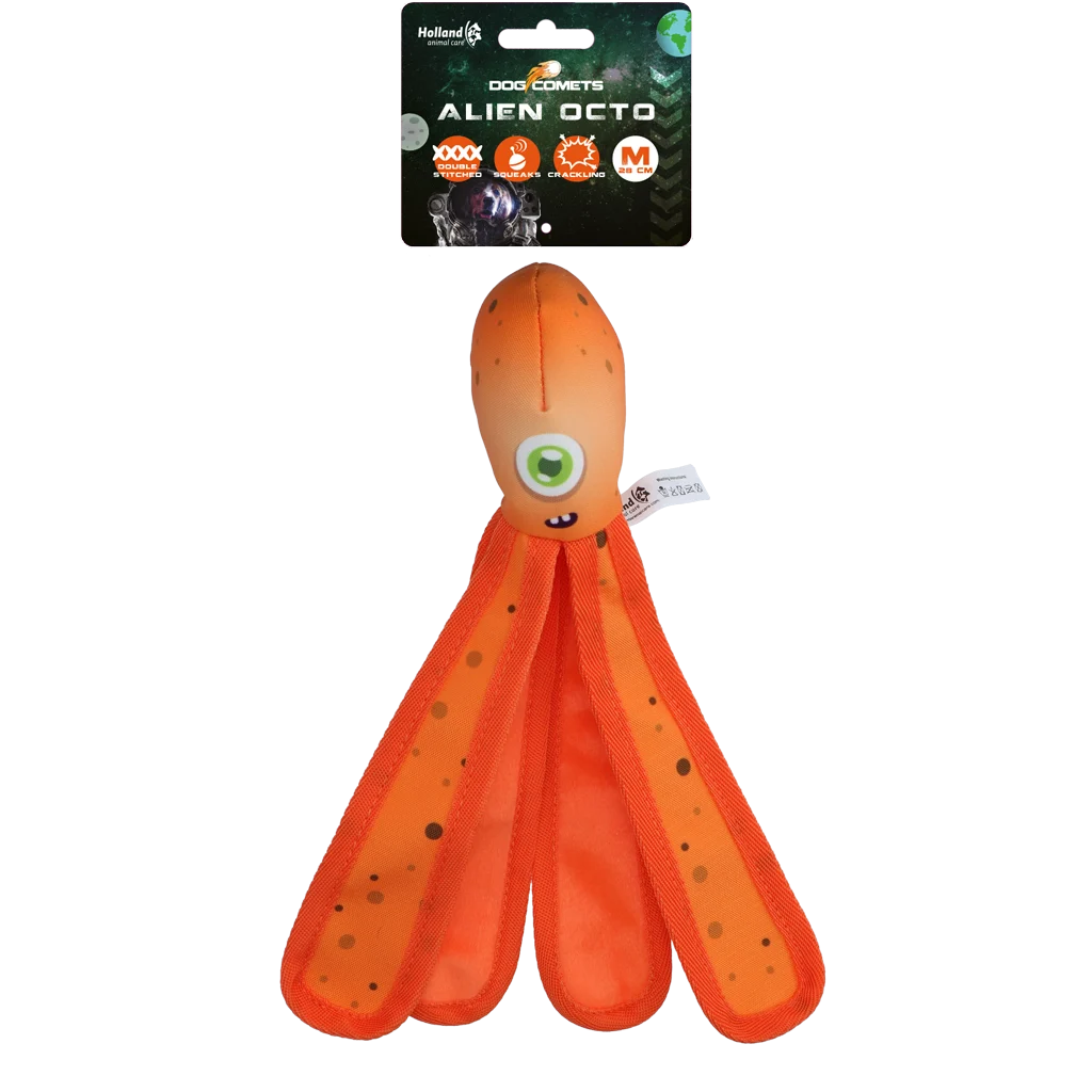 Dog Comets Alien Octo M Oranje