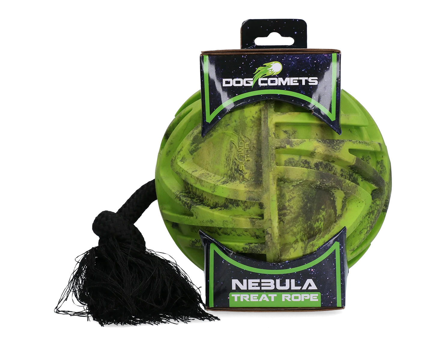 Dog Comets Nebula Treat Rope Groen