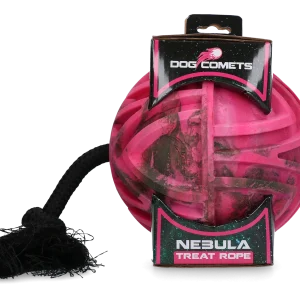 Dog Comets Nebula Treat Rope Roze