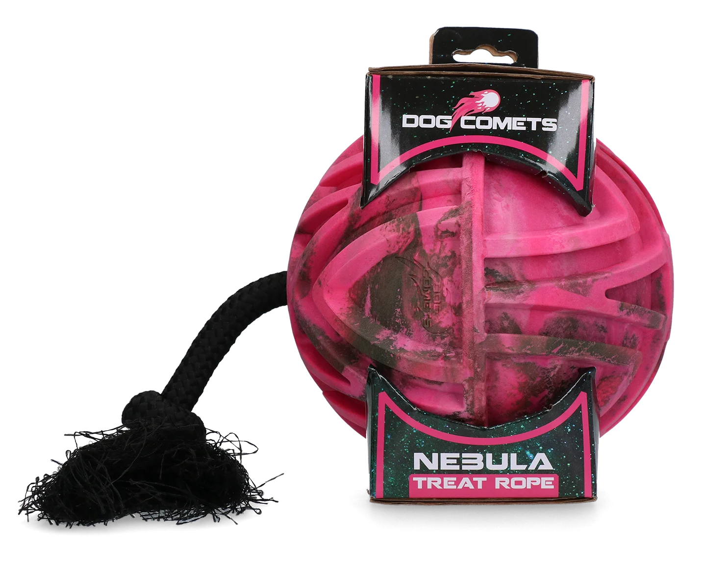 Dog Comets Nebula Treat Rope Roze