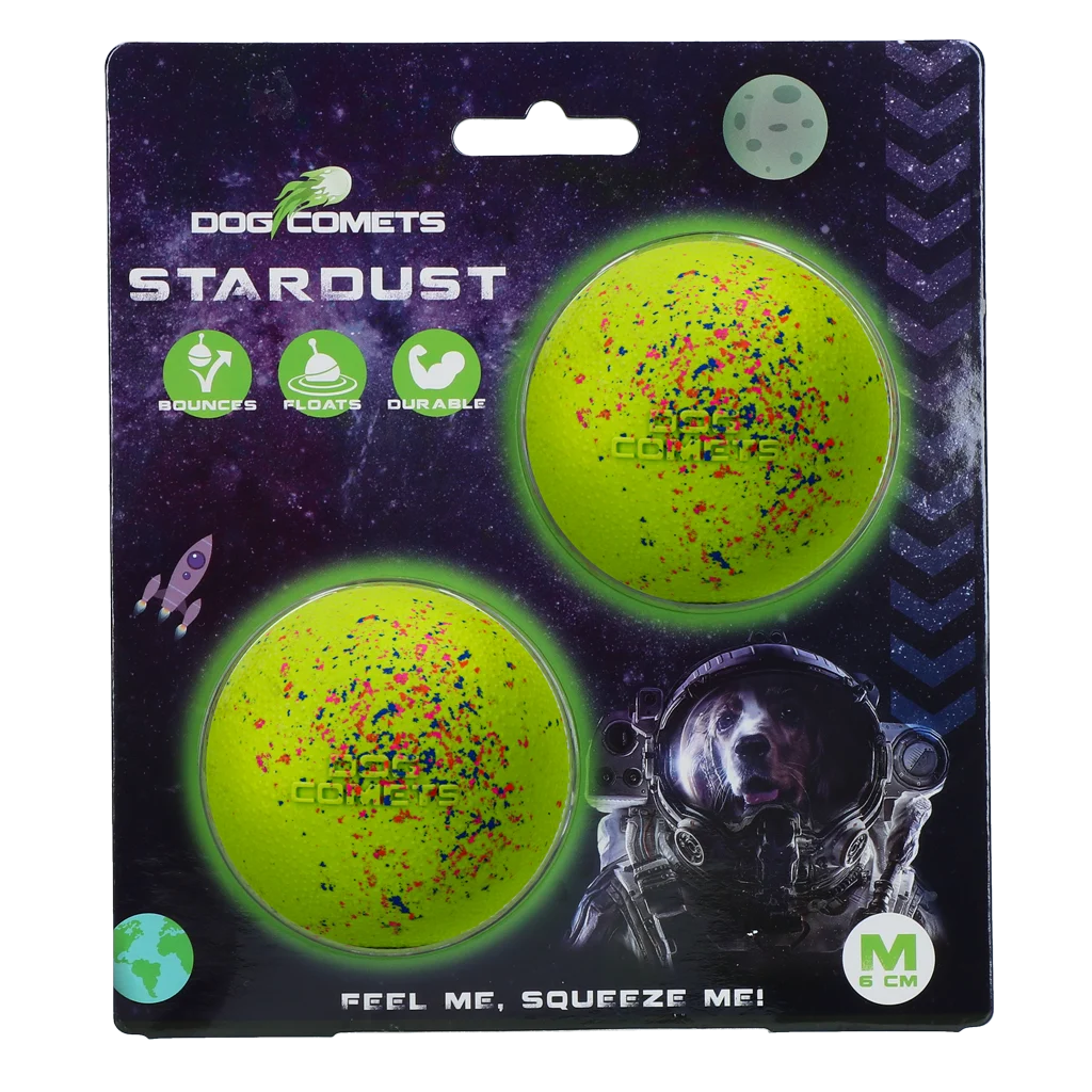 Dog Comets Stardust Groen M (2-Pack)