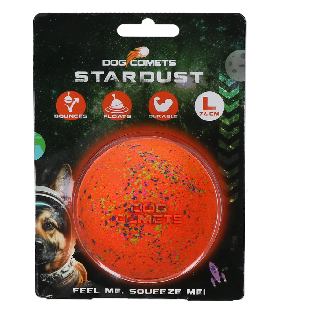 Dog Comets Stardust Oranje L