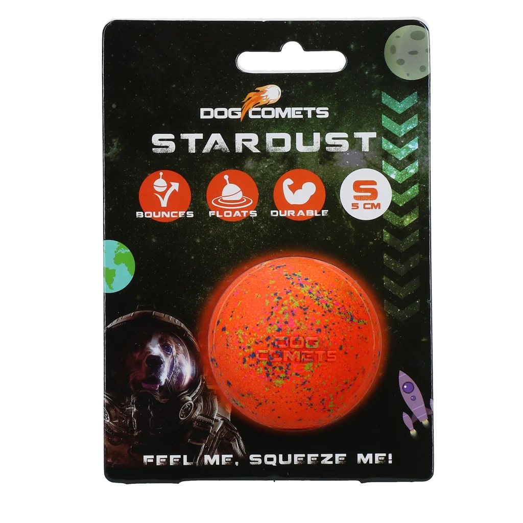 Dog Comets Stardust Oranje S