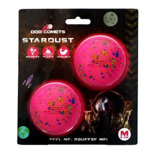 Dog Comets Stardust Roze M (2-Pack)