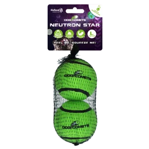 Dog Comets Tennisbal Met Pieper Neutron Star L Groen (2-pack)