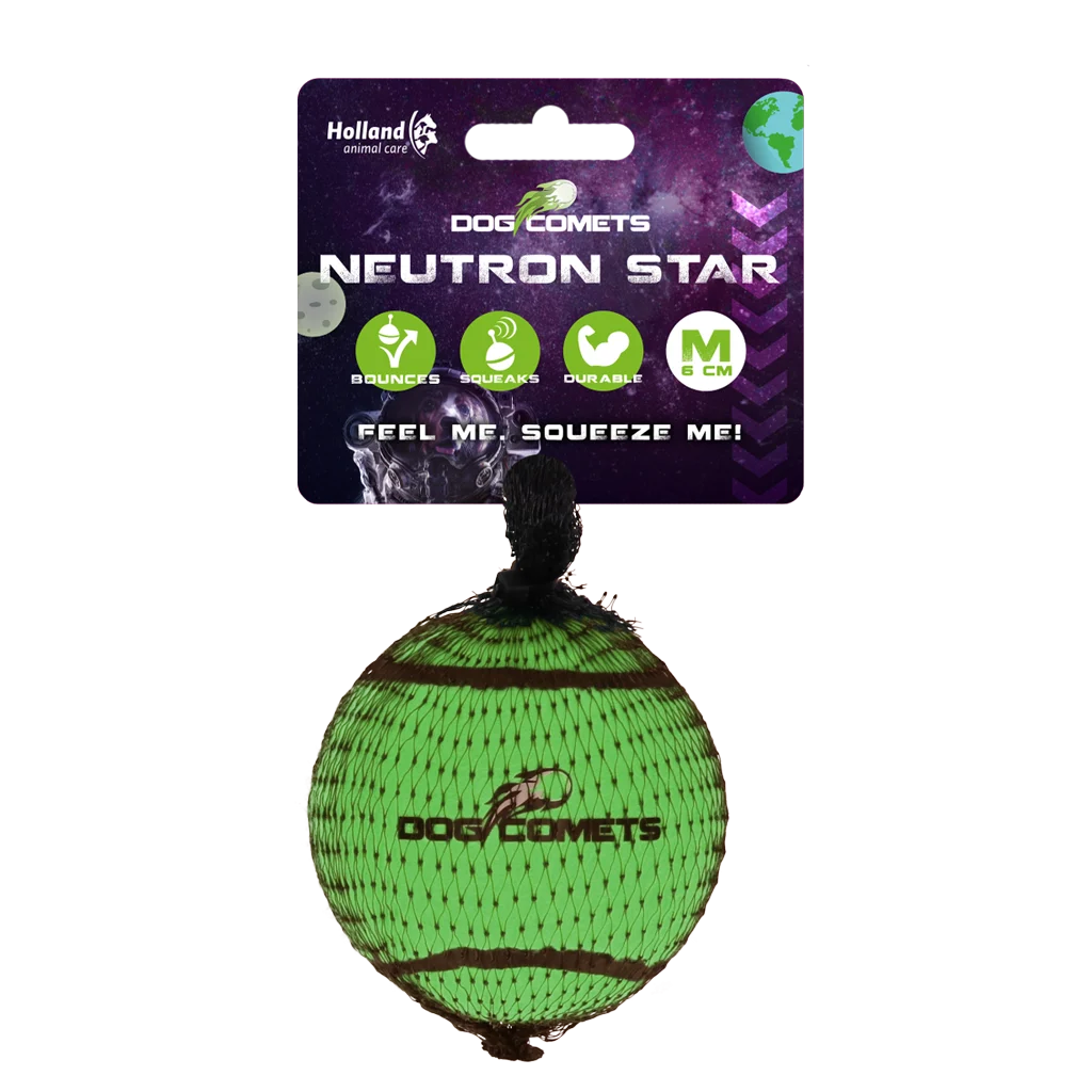 Dog Comets Tennisbal Met Pieper Neutron Star M Groen