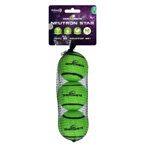 Dog Comets Tennisbal Met Pieper Neutron Star M Groen (3-pack)