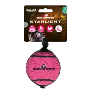 Dog Comets Tennisbal Starlight L Roze