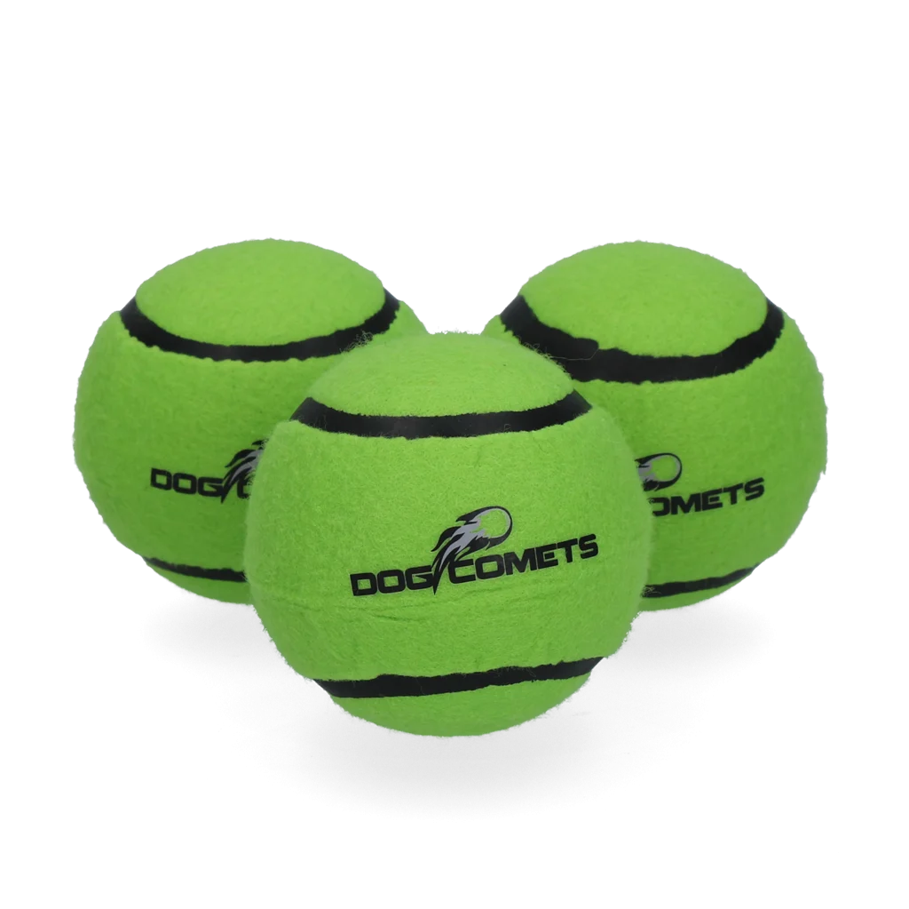 Dog Comets Tennisbal Starlight M Groen (3-Pack) - Image 2