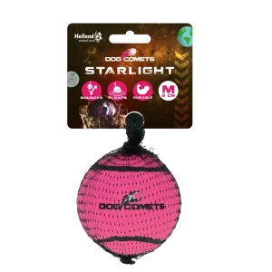Dog Comets Tennisbal Starlight M Roze